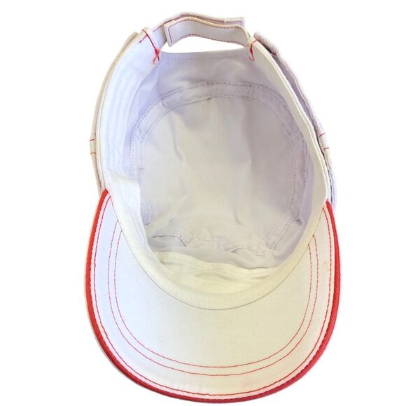 Lamborghini White and Red Sporty Hat - Picture 8 of 9